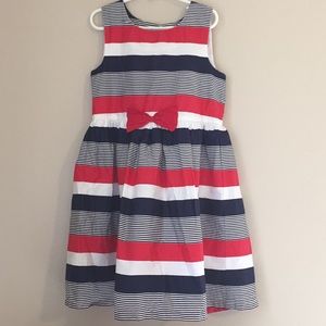 Red white and blue girls dress